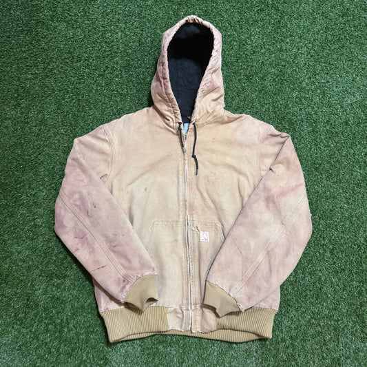 Carhartt Canvas Hoodie Jacket J130 Tan - M