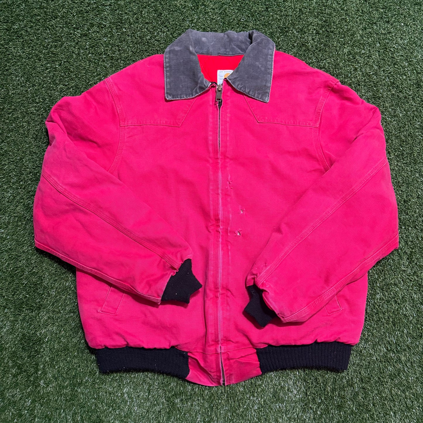 Rare 1989 Vintage Carhartt Santa Fe Crimson Red - XL