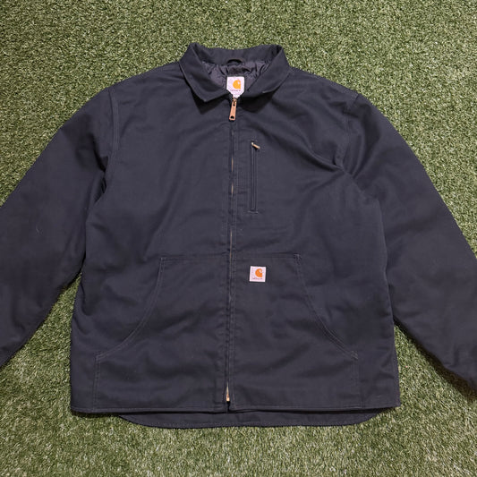 Carhartt Full Zip Up Jacket Black - XL