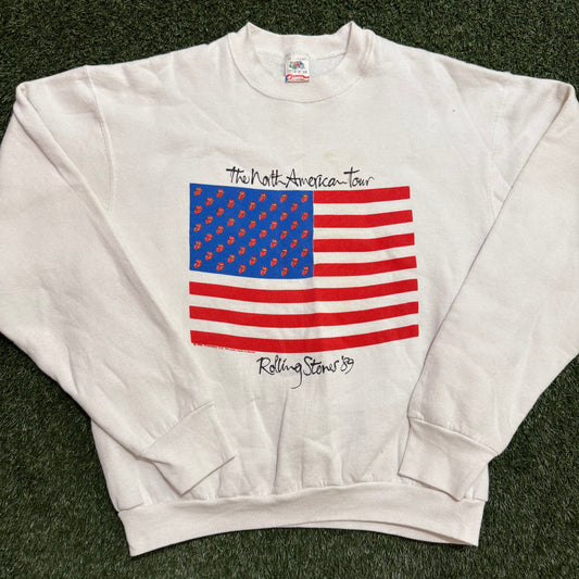 Vintage Rolling Stones Tour Crewneck - L