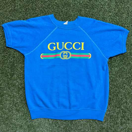 Vintage Bootleg Gucci Sweat Shirt - M